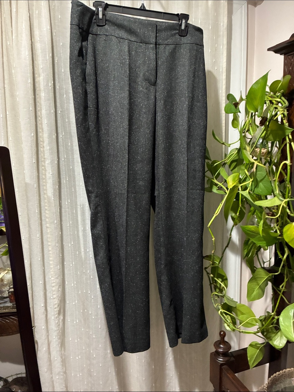 Title: Ann Taylor Factory Curvy Dress Pants Size 12 Charcoal NWT